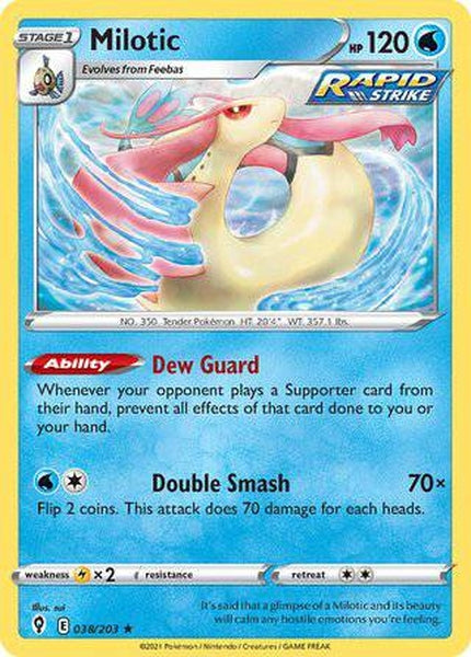 038/203 Milotic - Rare - Collectible Madness