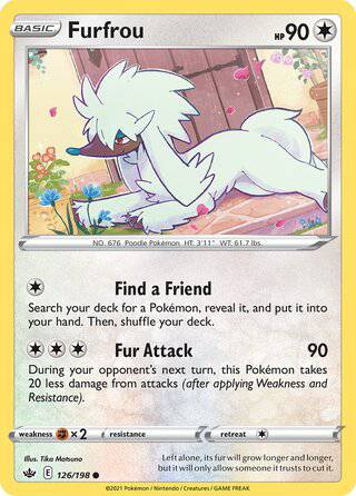 126/198 Furfrou - Common - Collectible Madness