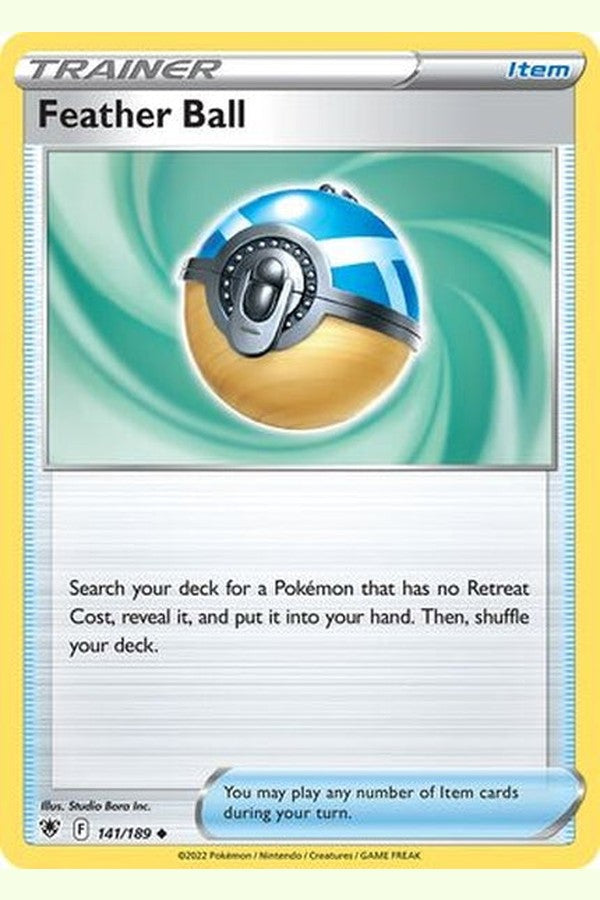 141/189 Feather Ball - Uncommon Reverse Holo - Collectible Madness