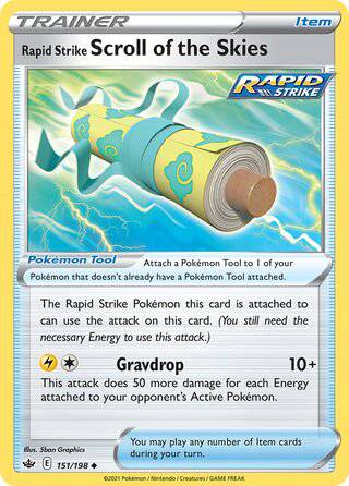 151/198 Rapid Strike Scroll of the Skies - Uncommon - Collectible Madness