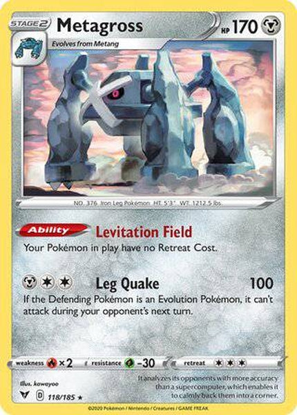 118/185 Metagross - Rare - Collectible Madness