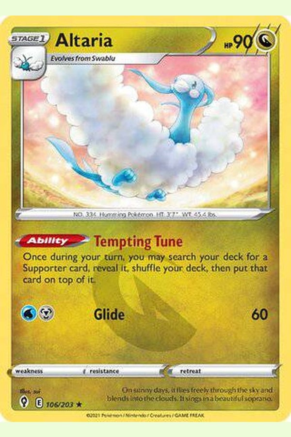 106/203 Altaria - Rare - Collectible Madness