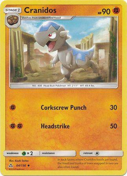 064 / 156 Cranidos-Uncommon - Collectible Madness