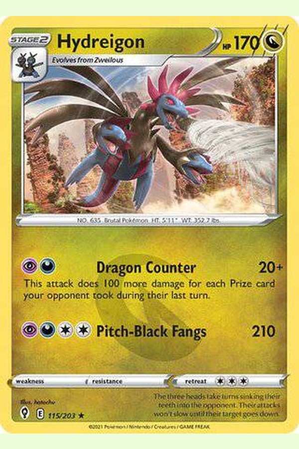 115/203 Hydreigon - Rare Holo - Collectible Madness