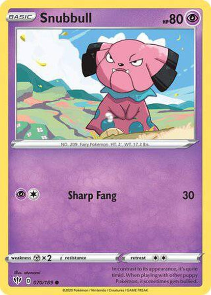 070/189 Snubbull - Common - Collectible Madness