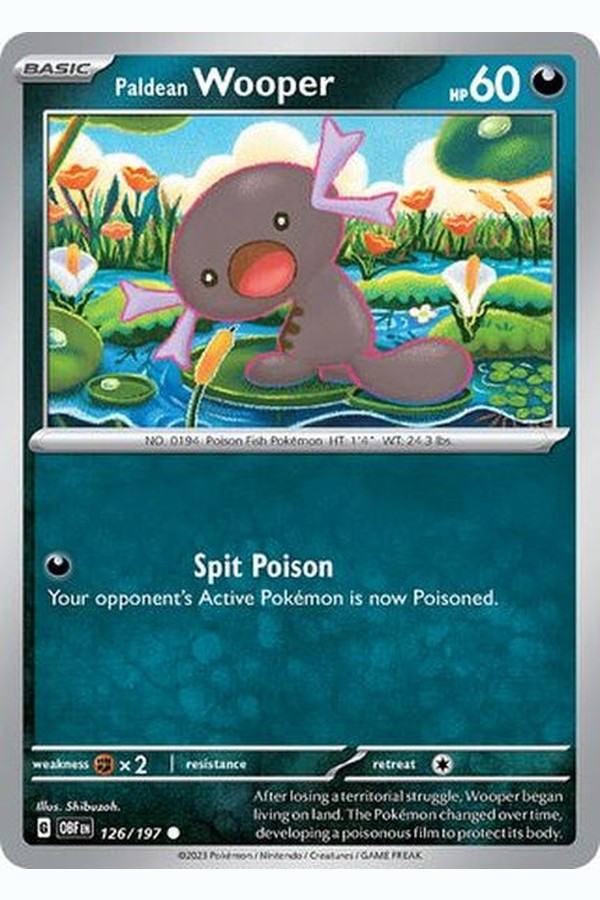126/197 Paldean Wooper - Common