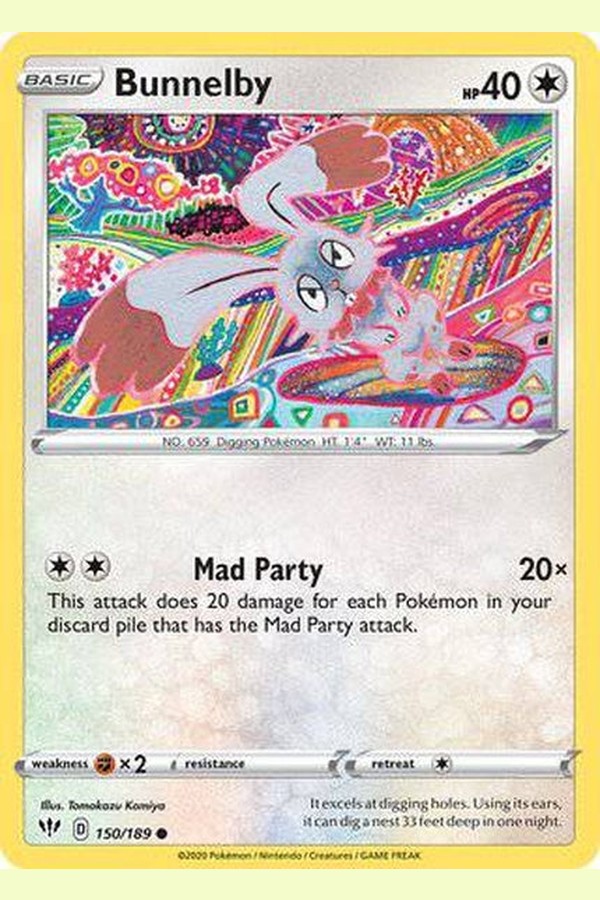 150/189 Bunnelby - Common - Collectible Madness