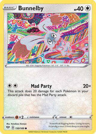 150/189 Bunnelby - Common - Collectible Madness