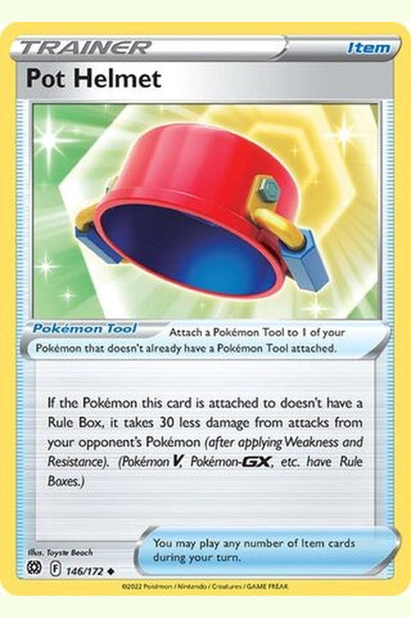 146/172 Pot Helmet - Uncommon Reverse Holo - Collectible Madness