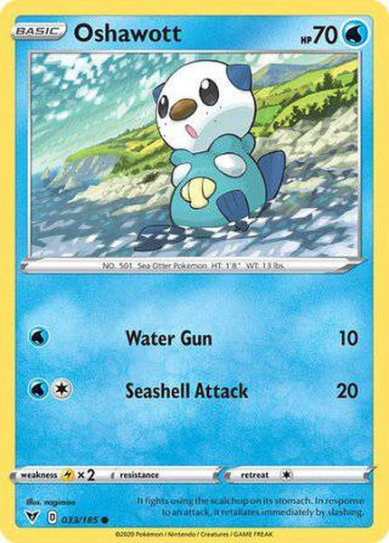 033/185 Oshawott - Common - Collectible Madness