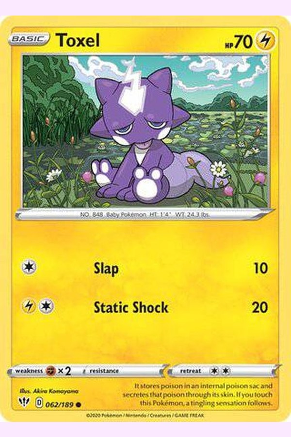 062/189 Toxel - Common - Collectible Madness