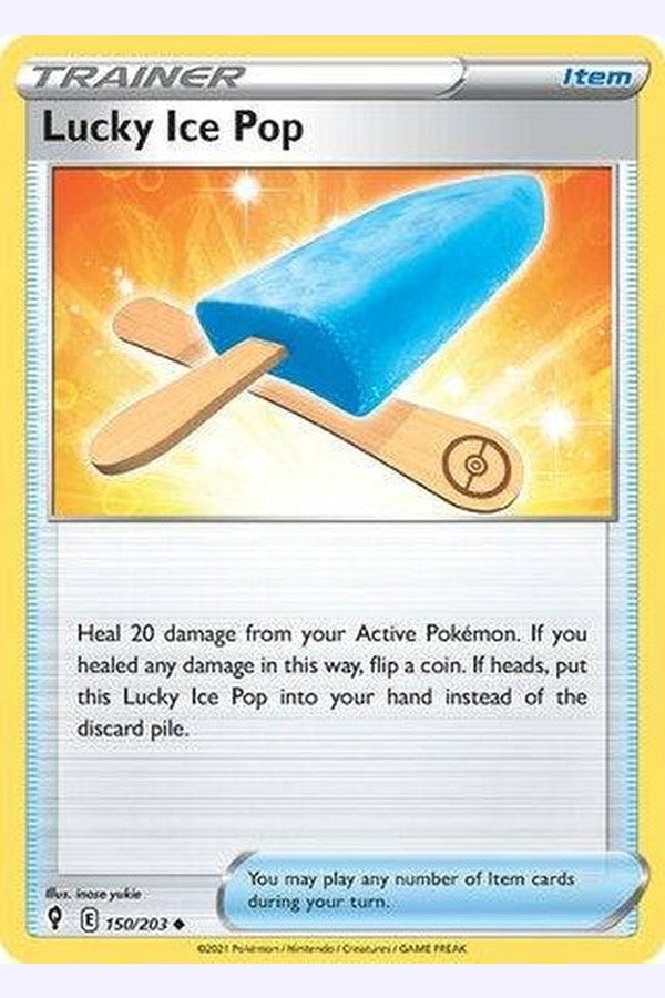 150/203 Lucky Ice Pop - Uncommon Reverse Holo - Collectible Madness