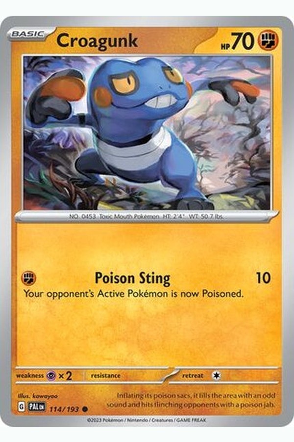 114/193 Croagunk - Common