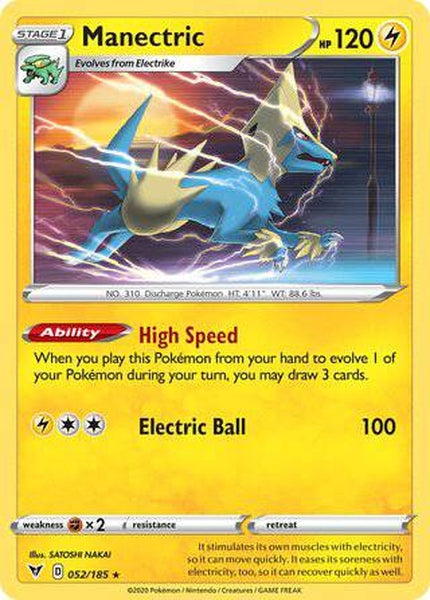 052/185 Manectric - Rare - Collectible Madness