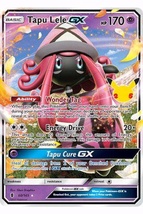 60/145 Tapu Lele-GX - Rare Holo - Collectible Madness