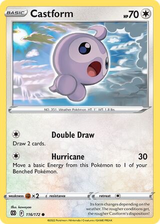 116/172 Castform - Common - Collectible Madness