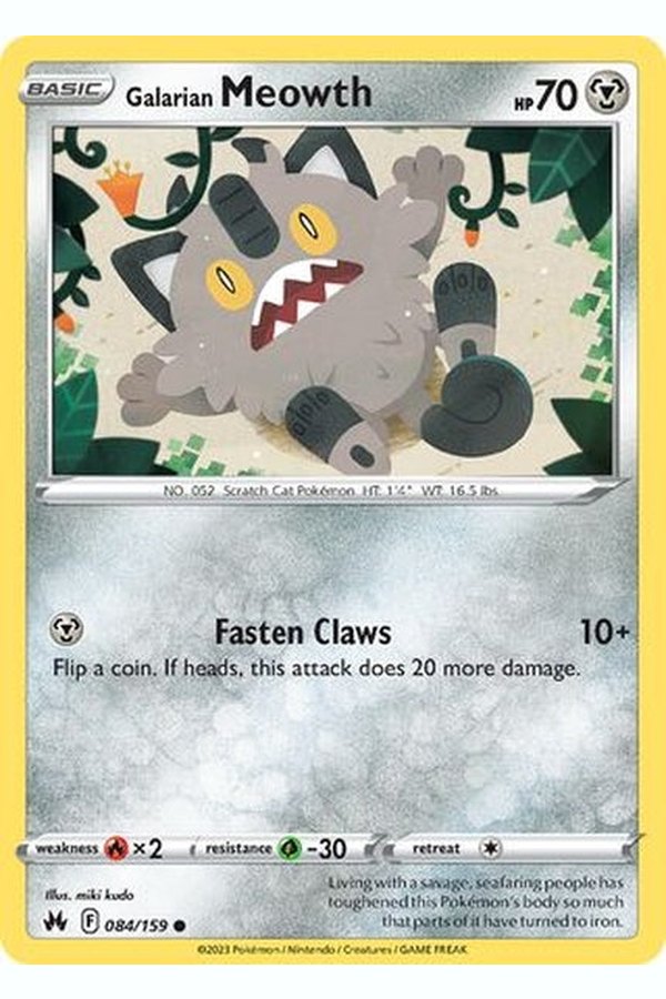 084/159 Galarian Meowth - Common