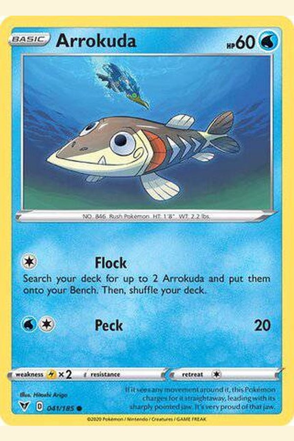 041/185 Arrokuda - Common - Collectible Madness