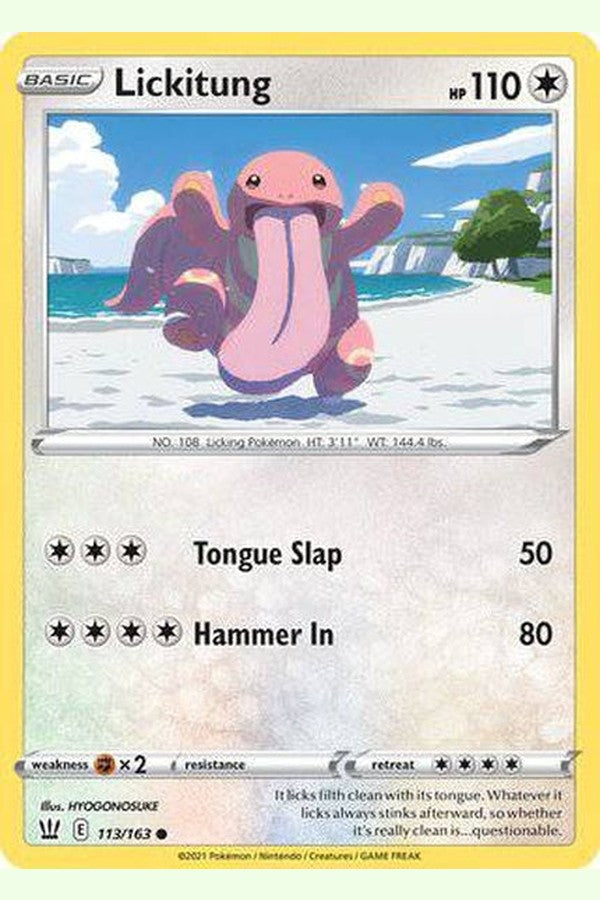 113/163 Lickitung - Common - Collectible Madness
