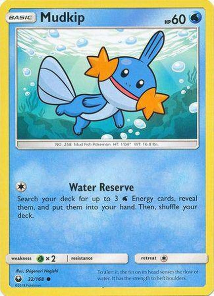 032 / 168 Mudkip - Common - Collectible Madness