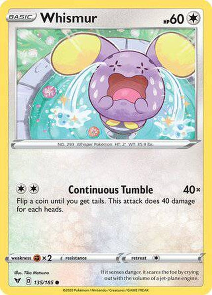 135/185 Whismur - Common - Collectible Madness