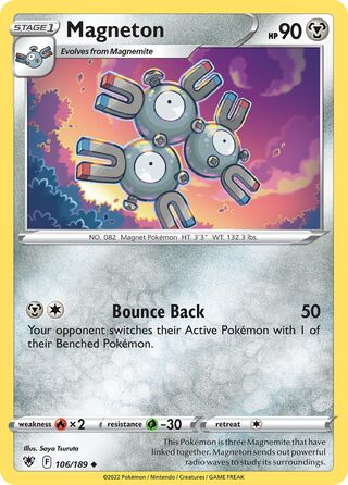 106/189 Magneton - Uncommon - Collectible Madness