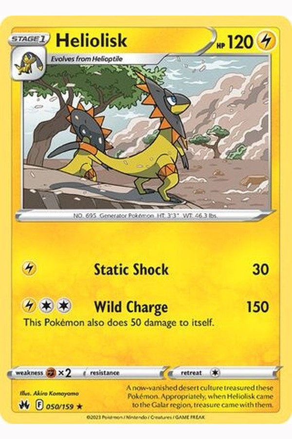 050/159 Heliolisk - Rare Reverse Holo