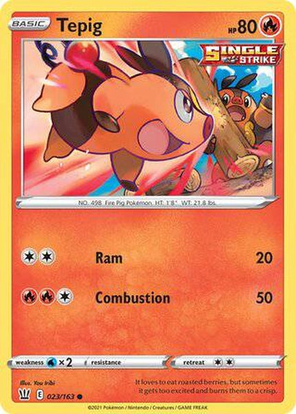 023/163 Tepig - Common - Collectible Madness