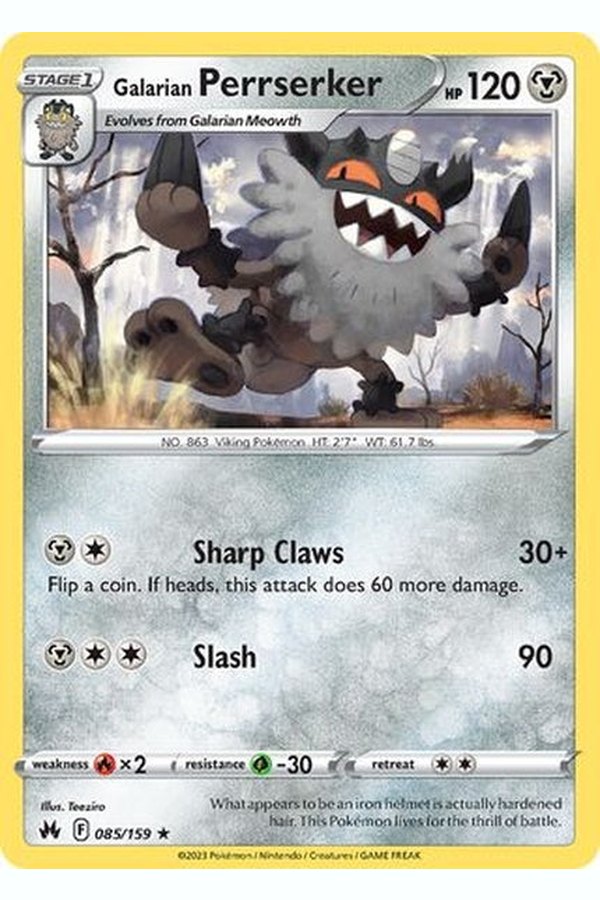 085/159 Galarian Perrserker - Rare