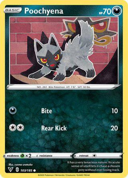 103/185 Poochyena - Common - Collectible Madness