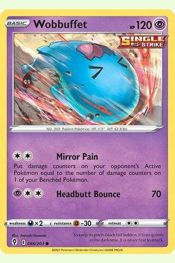 066/203 Wobbuffet - Common Reverse Holo - Collectible Madness