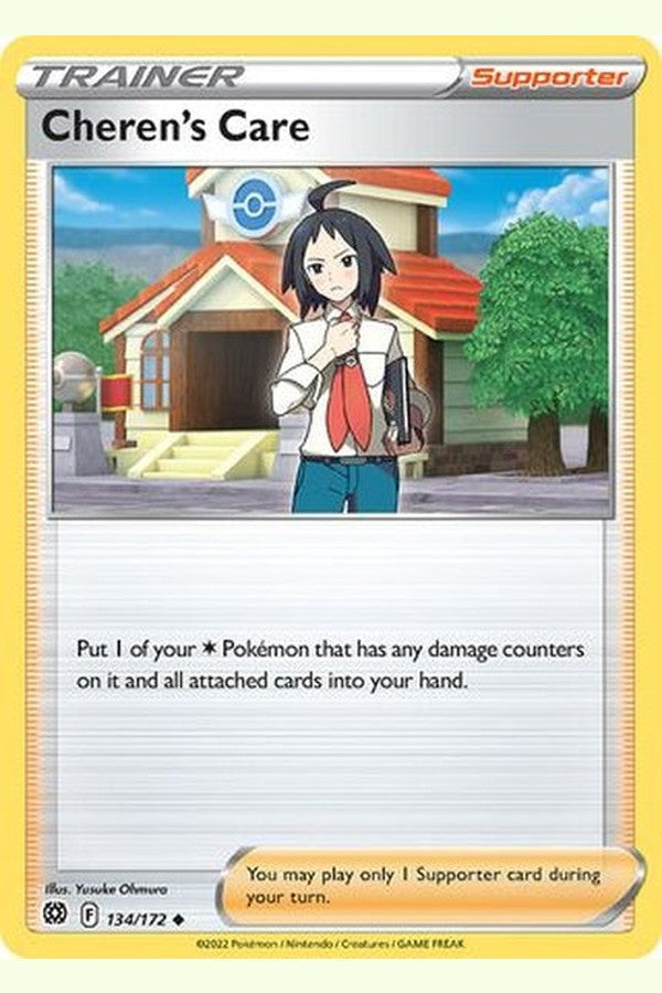 134/172 Cheren's Care - Uncommon - Collectible Madness