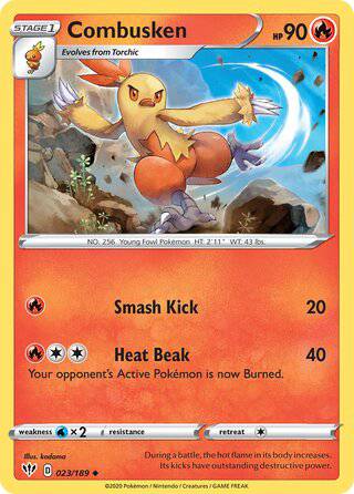 023/189 Combusken - Uncommon - Collectible Madness