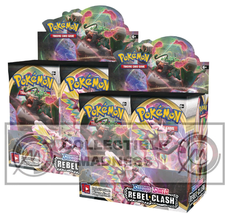 Pokemon - TCG - Rebel Clash Booster Box Options - Collectible Madness