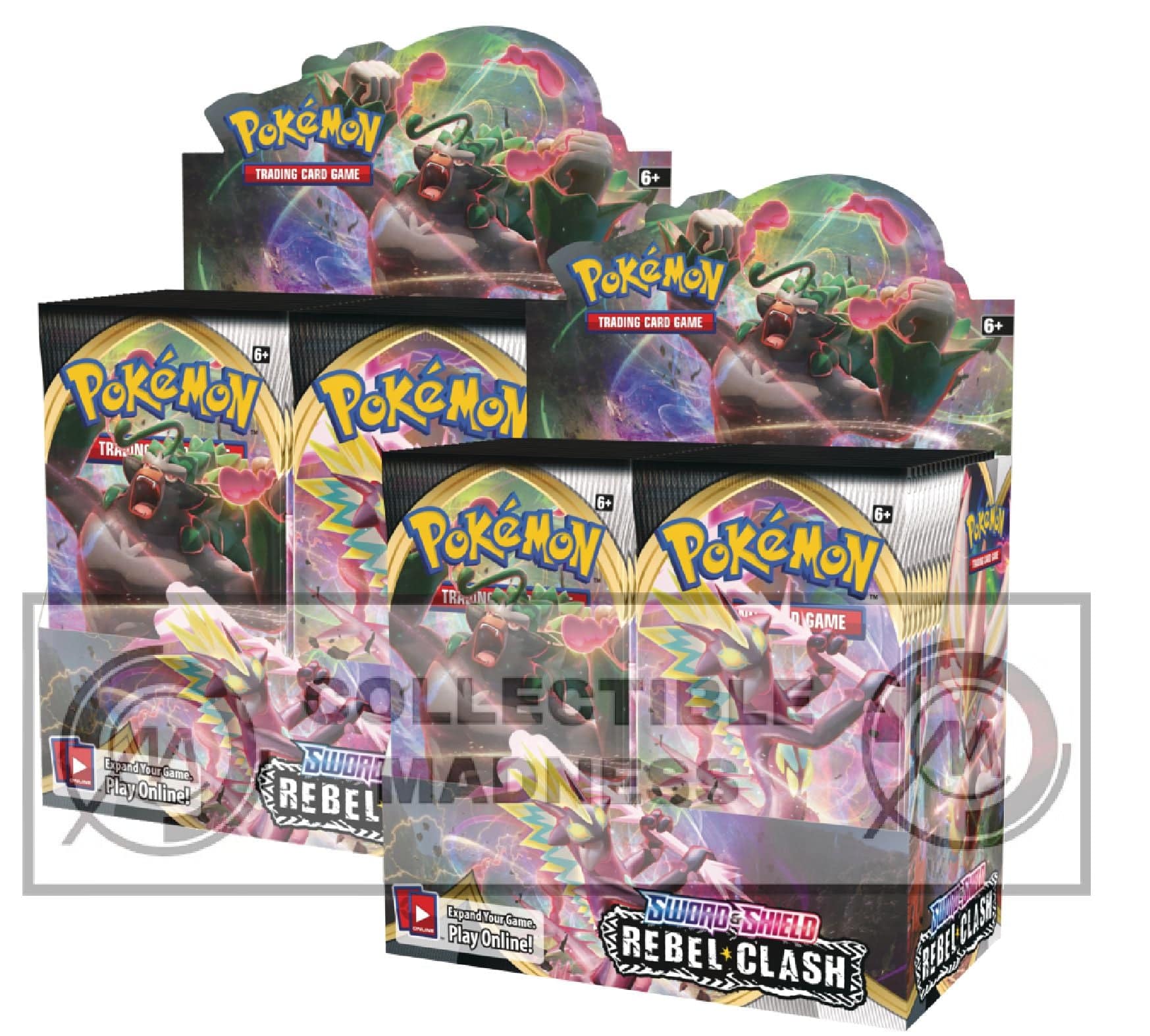 Pokemon - TCG - Rebel Clash Booster Box Options - Collectible Madness