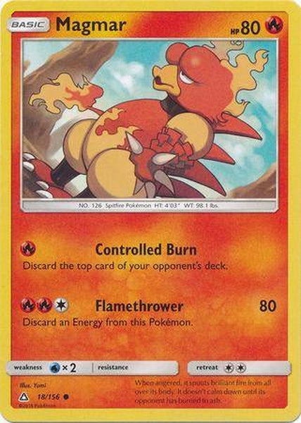 018 / 156 Magmar-Common - Collectible Madness