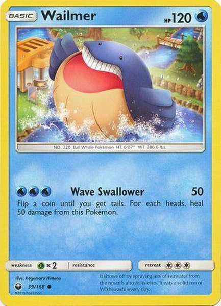 039 / 168 Wailmer - Common - Collectible Madness