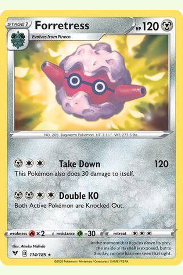 114/185 Forretress - Rare - Collectible Madness