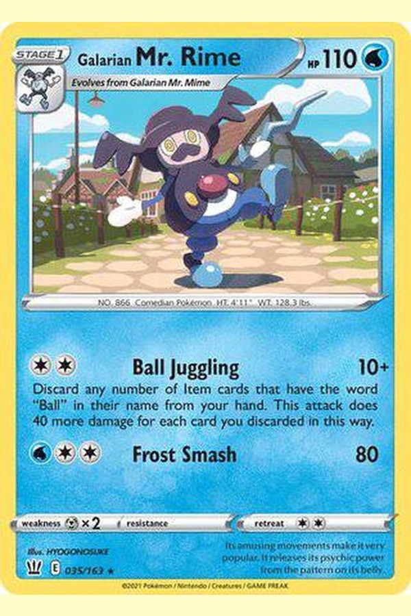 035/163 Galarian Mr. Rime - Rare - Collectible Madness