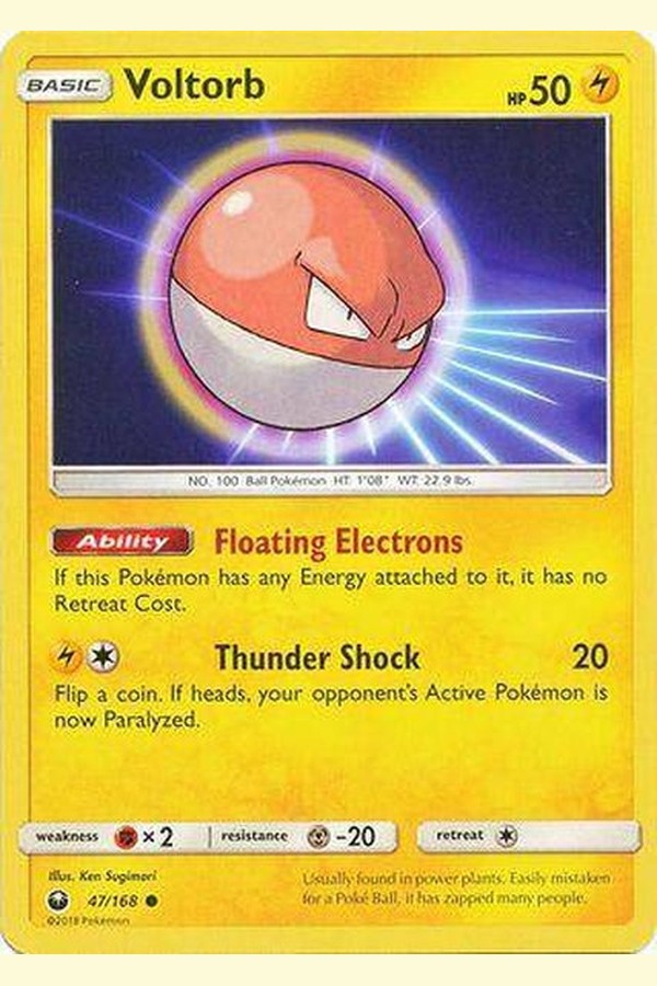 047 / 168 Voltorb - Common - Collectible Madness