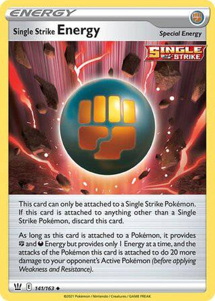 141/163 Single Strike Energy - Uncommon - Collectible Madness