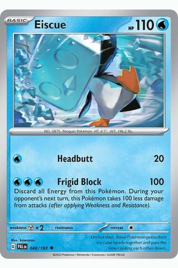 048/193 Eiscue - Uncommon Reverse Holo