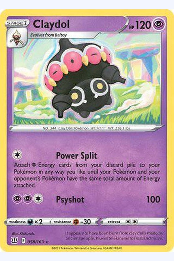 058/163 Claydol - Rare - Collectible Madness