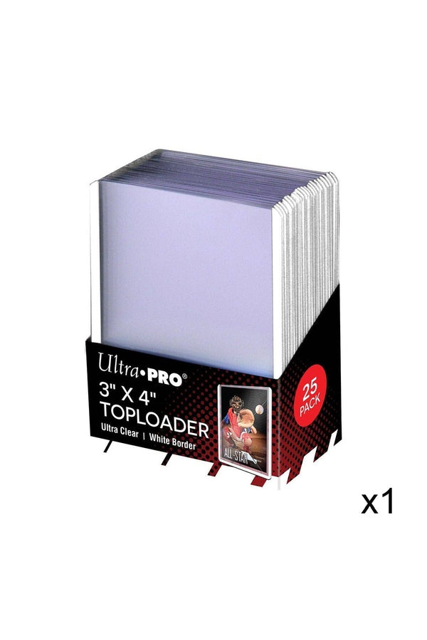 ULTRA PRO Top Loader - 3 x 4" 35pt - White Border - Collectible Madness