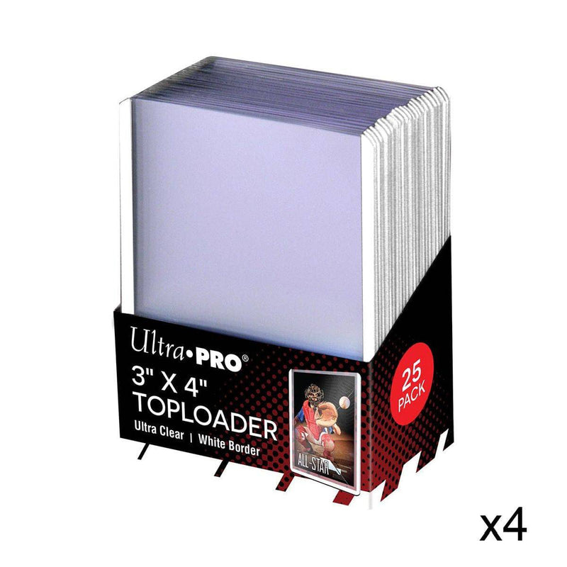 ULTRA PRO Top Loader - 3 x 4" 35pt - White Border - Collectible Madness