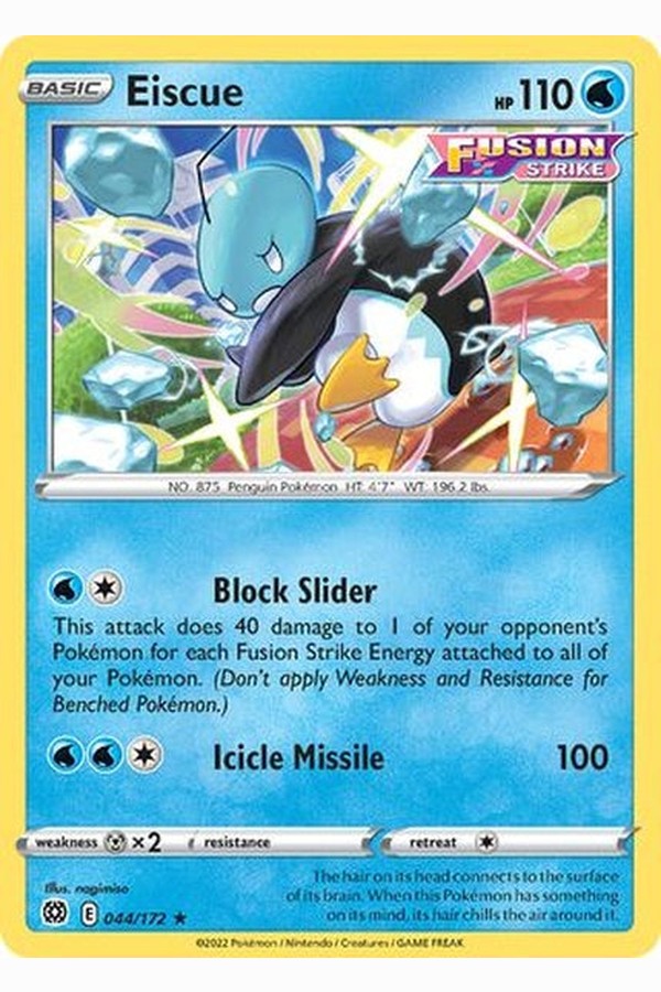 044/172 Eiscue - Rare - Collectible Madness