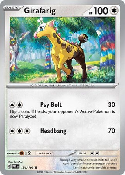 154/193 Girafarig - Common