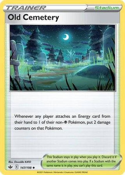 147/198 Old Cemetery - Uncommon Reverse Holo - Collectible Madness