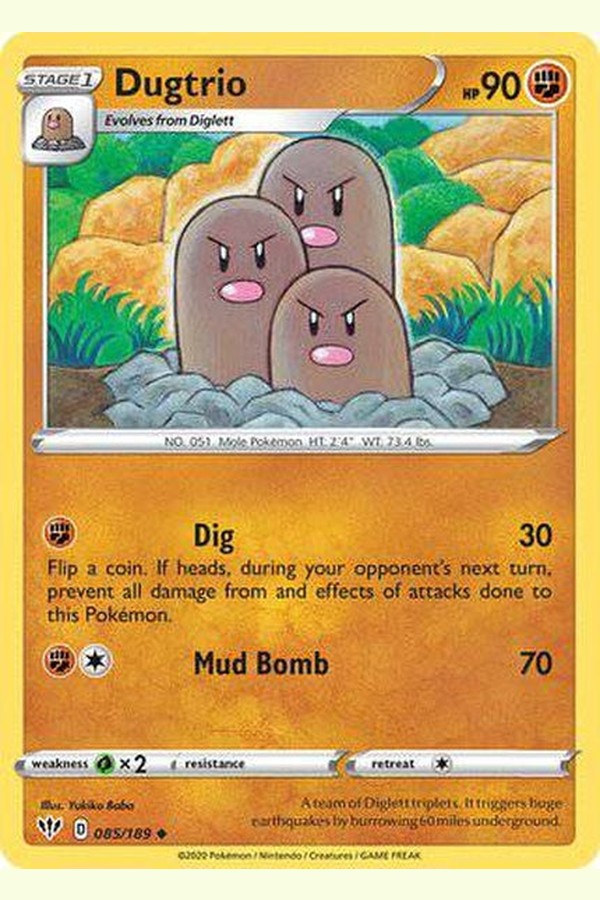 085/189 Dugtrio - Uncommon - Collectible Madness