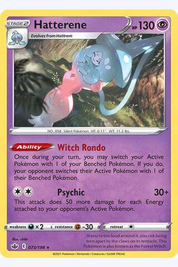 073/198 Hatterene - Rare Holo - Collectible Madness
